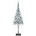 Albero di Natale con 150 LED Bianco 150 cm PE e Acciaio - Foto miniatura 3