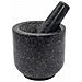 Mortaio in granito KH-1679 per macinare spezie ed erbe aromatiche - Foto miniatura 1