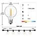 Catena Luminosa 10m Con 15 Led E12 - Nera, 220v - Include Lampadina Di Ricambio - Foto miniatura 2