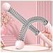 Corda Per Allenamento Senza Fili: Corde Fitness In Acciaio A Molla Per Forza & Esercizi Completi Pink - Foto miniatura 3