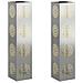 Faro LED solare per sentieri 2 pcs Argento Acciaio zincato - Foto miniatura 1