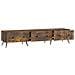 Mobile TV Rovere Fumo 147 x 34,5 x 30 cm Legno ingegnerizzato - Foto miniatura 3