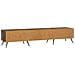 Mobile TV Rovere Fumo 147 x 34,5 x 30 cm Legno ingegnerizzato - Foto miniatura 6