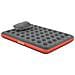 Materasso ad Aria Grigio e Rosso 203 x 152 x 22 cm PVC - Foto miniatura 1