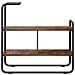 Tavolo consolle Rovere Fumo 80 x 35 x 75 cm - Foto miniatura 4