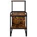 Tavolo consolle Rovere Fumo 80 x 35 x 75 cm - Foto miniatura 5