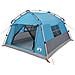 Tenda istantanea resistente all'acqua 4 persona Blu - Foto miniatura 1