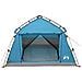 Tenda istantanea resistente all'acqua 4 persona Blu - Foto miniatura 4
