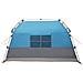 Tenda istantanea resistente all'acqua 4 persona Blu - Foto miniatura 5