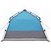Tenda istantanea resistente all'acqua 4 persona Blu - Foto miniatura 6