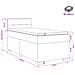 Letto box spring con materasso Nero 90 x 200 cm Tessuto - Foto miniatura 7