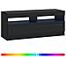 Mobile TV LED Nero Legno ingegnerizzato - Foto miniatura 3