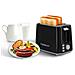 Tostapane a 2 Fette Potenza 750 W Colore Nero - Foto miniatura 4