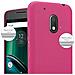Custodia Compatibile Con Motorola Moto G4 Play In Frosty Rosa - Hard Case Coperchio Protettivo In Frosted Look Contro I Graffi E Gli Urti - Foto miniatura 4