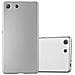 Custodia Compatibile Con Sony Xperia M5 In Argento Metallico - Coperchio Protettivo In Silicone Tpu Flessibile - Foto miniatura 1