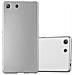 Custodia Compatibile Con Sony Xperia M5 In Argento Metallico - Coperchio Protettivo In Silicone Tpu Flessibile - Foto miniatura 4