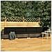 Set Divani Da Giardino 4 Pz Con Cuscini In Polyrattan Grigio - Foto miniatura 1