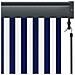 Tenda A Rullo Per Esterni 120x250 Cm Blu E Bianca - Foto miniatura 6