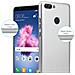 Custodia Compatibile Con Huawei P Smart / Enjoy 7s In Argento Metallo - Hard Case Coperchio Protettivo In Look Metallico Contro I Graffi E Gli Urti - Foto miniatura 5