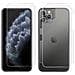 Pellicole Antibatteriche Frontale E Posteriore Per Iphone 11 Pro Trasparenti - Foto miniatura 1