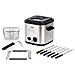Friggitrice con Apparecchio per Fonduta TB600 Capacità 1.2 Litri Potenza 840 Watt Colore Acciaio Inossidabile - Foto miniatura 4