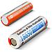 2 Batterie 18650 A Litio 3200mah 3.7v Ricaricabili Piatte 3200jt - Foto miniatura 6