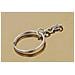 Confezione Da 50 Portachiavi Catena Corta 25 Mm Argento - Foto miniatura 2