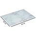 Tagliere, Vetro Con Motivo Marmo, Bianco, 30 X 40 Cm - Foto miniatura 2