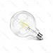 Lampadina Led Filamento G125 4w Attacco E27 450 Lumen 6500k Luce Fredda D125h175mm Angolo 360 Equivale A 39w Incadescenza - Foto miniatura 1