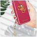 Cover Iphone 11 Bi-materiale 4g Charms Logo Oro Trasparente - Foto miniatura 3