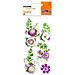 Adesivi Glitterati In Rilievo - Fiori Di Primavera - Foto miniatura 1