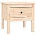 Tavolino 50x50x49 Cm Legno Massello Di Pino - Foto miniatura 2