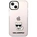 Hard Cover Choupette Body Logo Transparent Pink, Fr Apple Iphone 14 Plus, Klhcp14mcttri (klhcp14mcttri) - Foto miniatura 1