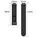 Cinturino Per Orologio In Silicone Per Orologio Garmin Forerunner Black - Foto miniatura 2