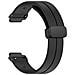 Cinturino Per Orologio In Silicone Per Orologio Garmin Forerunner Black - Foto miniatura 5