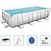 Set Piscina Rettangolare Power Steel 549x274x122 Cm - Foto miniatura 1