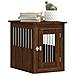 Gabbia Cani Arredamento Rovere Marrone 45x62x59cm Multistrato - Foto miniatura 3