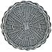 Set Di 3 Vasi Per Piante Rattan Sintetico Grigio E Bianco Gefira - Foto miniatura 5