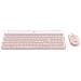 Tastiera e Mouse Wireless 920-011322  (Layout US International) Colore Rosa - Foto miniatura 4