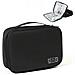 Borsa Organizer Digitale Da Viaggio Portatile A 3 Strati Black - Foto miniatura 1