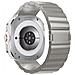 Cinturino Magnetico In Titanio Per Samsung Galaxy Watch 7 Ultra Silver - Foto miniatura 3