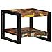 Tavolino Salotto Multicolore 50x50x38cm Legno Massello Recupero - Foto miniatura 4