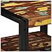 Tavolino Salotto Multicolore 50x50x38cm Legno Massello Recupero - Foto miniatura 7