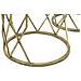 Tavolino Mf597 - Oro - Metallo - 32x32x71 Cm - Foto miniatura 5