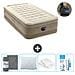 Set Materassino Gonfiabile - 191x99x46 Cm - Beige - Include Accessori Coordinati Cb19 - Foto miniatura 1