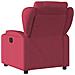 Poltrona Elettrica Reclinabile Rosso Vino in Tessuto - Foto miniatura 4