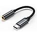 Adattatore Da Type-c A 3.5mm Con Dac Per Audio Di Alta Qualità E Chiamate Black - Foto miniatura 1