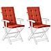 Set Di 2 Cuscini Schiena /seduta Maui Premium Rosso - Foto miniatura 2
