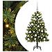 Albero di Natale artificiale pieghevole con coni Verde 120 cm - Foto miniatura 1