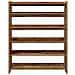 Scarpiera Legno Antico 80x25x100 cm in Legno Multistrato - Foto miniatura 4
